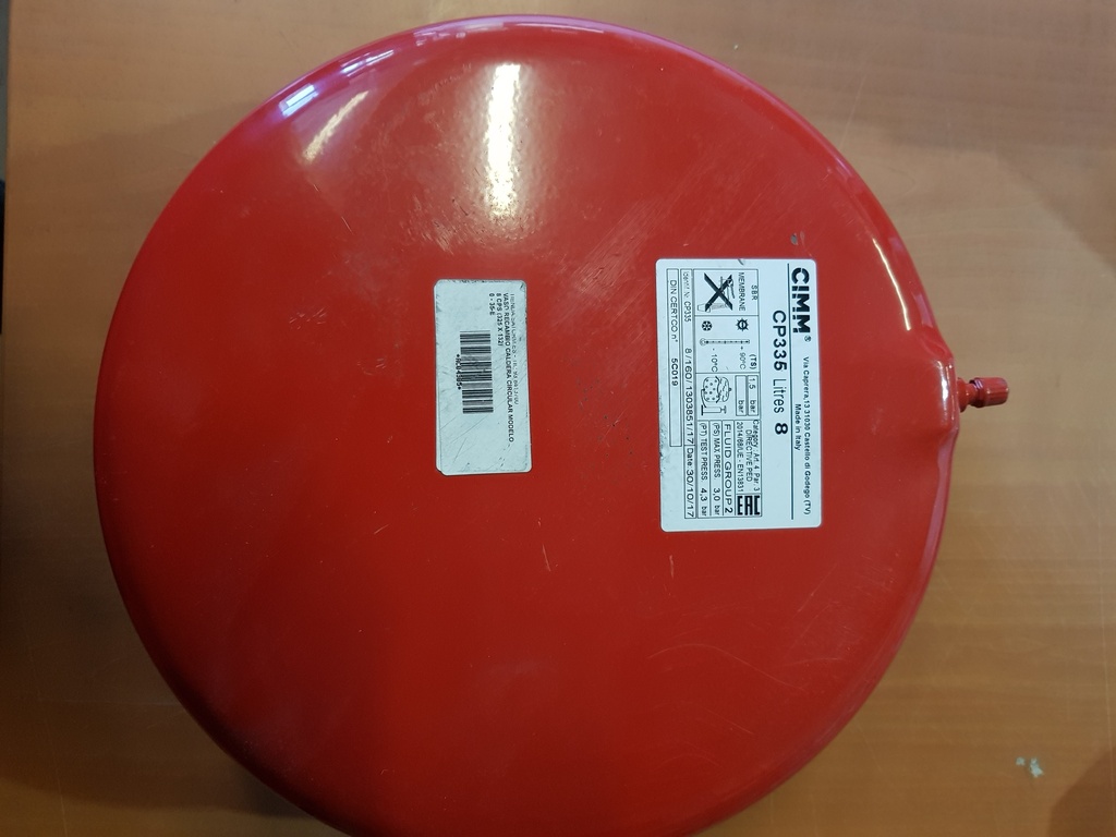 Vaso expansion caldera circular modelo 8L CPS (325 x 132)