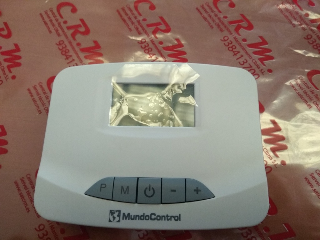 Cronotermostato digital radiofrecuencia mundocontrol CD7-RF