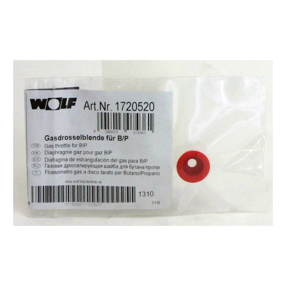 Obturador rojo Wolf