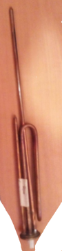 Resistencia termo 2500w Type ECB4 ø48mm sin puerta anodo
