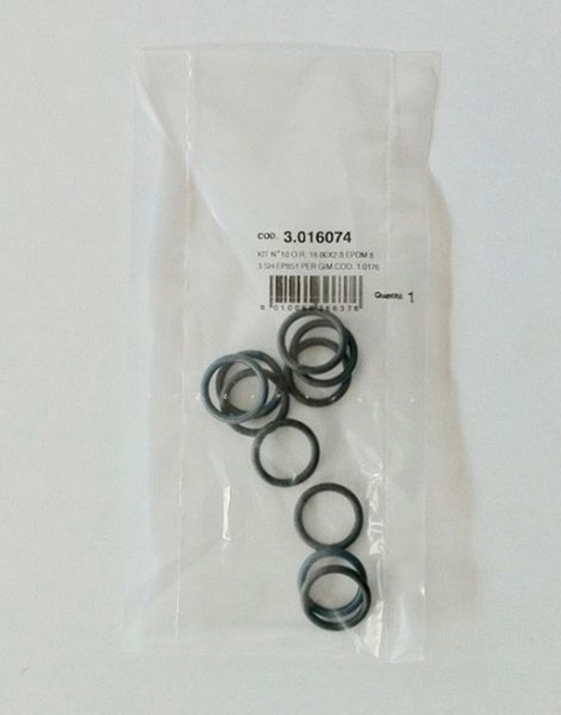 Junta torica Immergas 18.00x2.80mm (kit 10 uds)