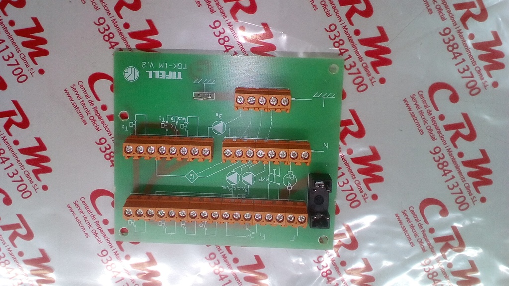 Placa electronica Tifell Reducnox v.2 - TGK M conexiones