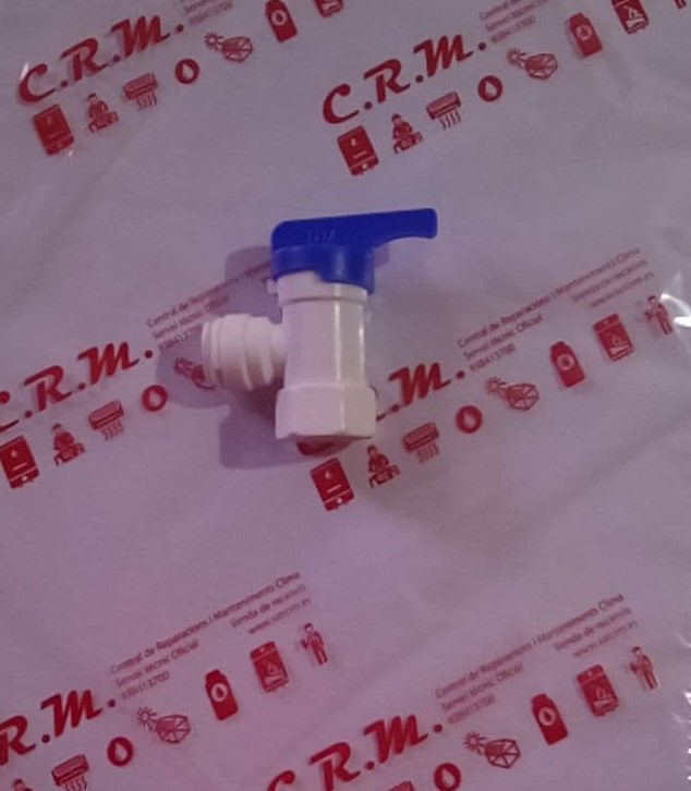 Llave paso adaptador hembra rosca NPTF (tubo 3/8 - rosca 3/8) depositos osmosis