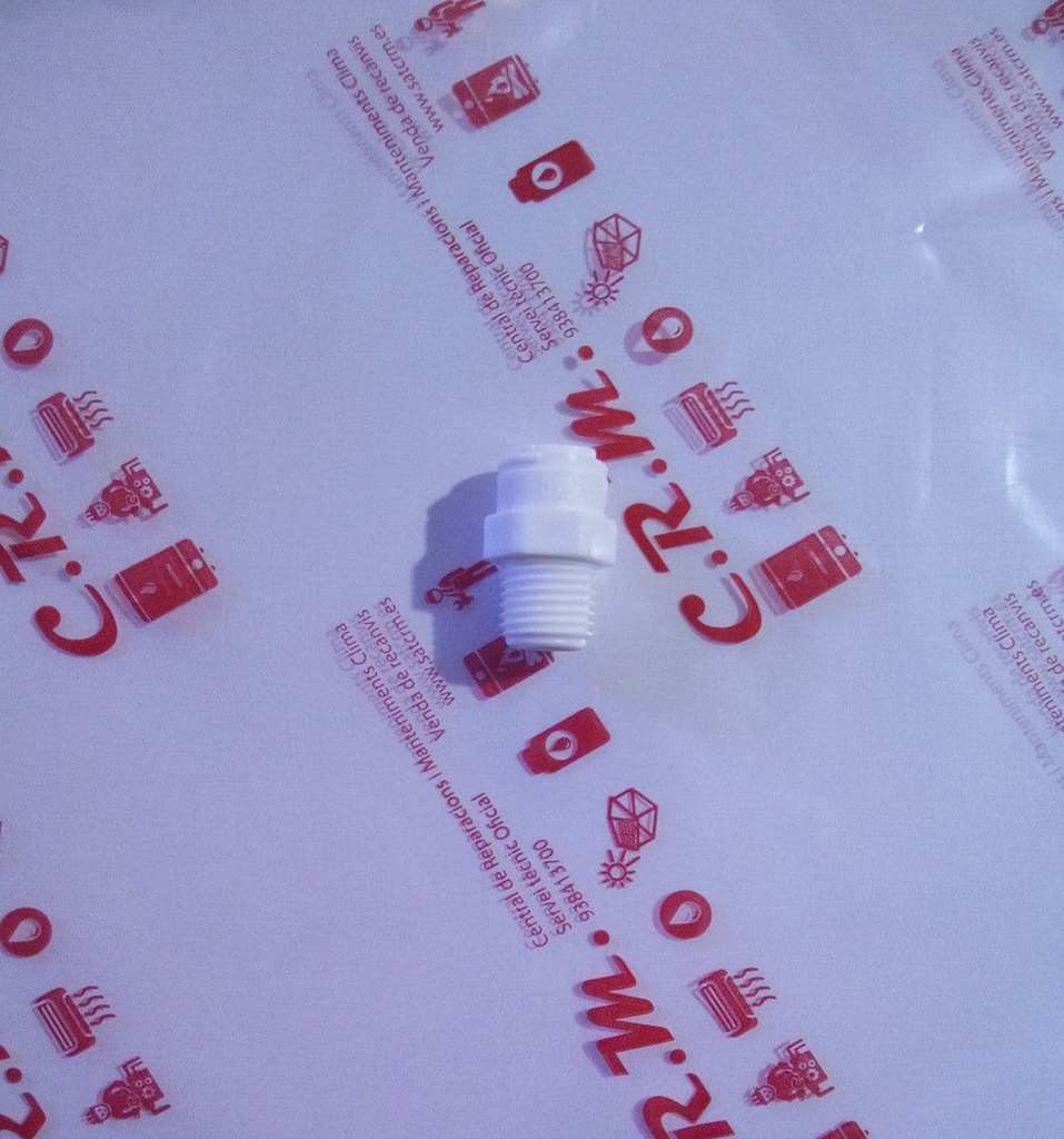 Adaptador M tubo 1/4" rosca 1/4" Starfit MC-W