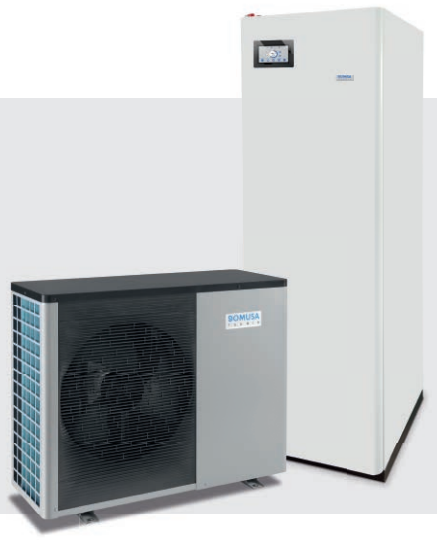Bomba de calor aerotermia Domusa Fusion Hybrid Gas Condens 9R/165