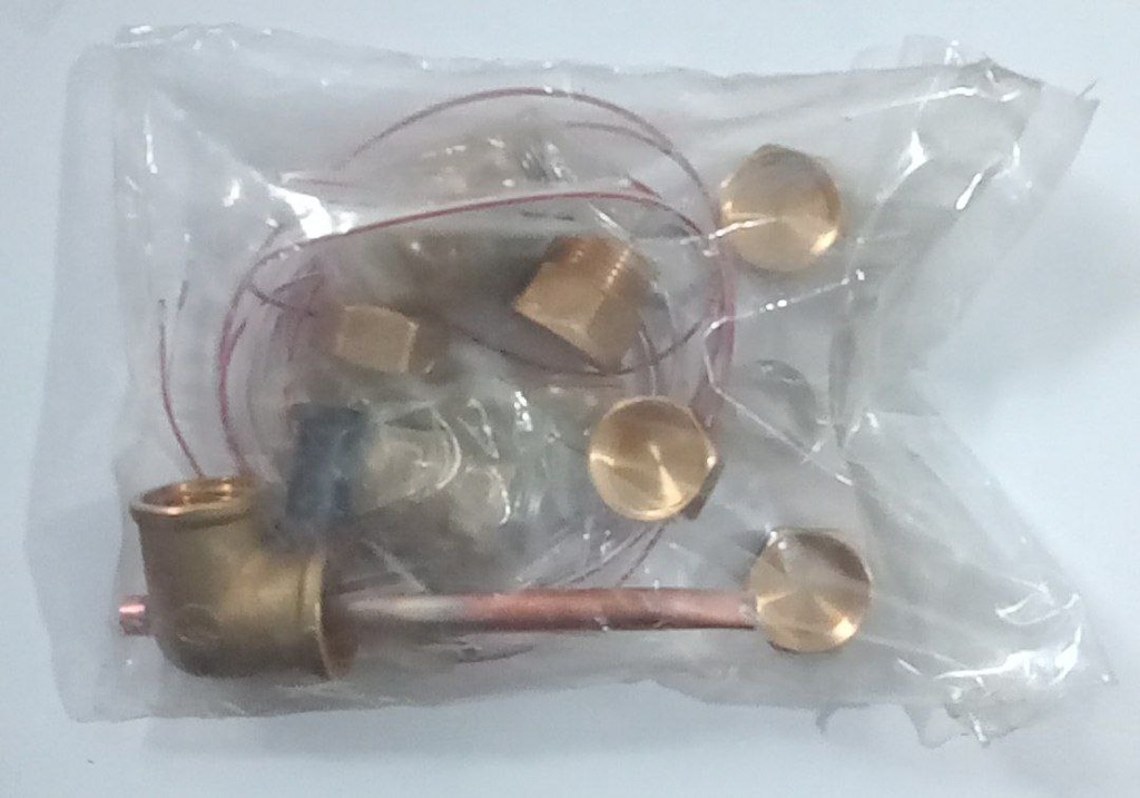 Kit racores Domusa dos captadores para panel solar