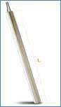 Resistencia estufa pellets Edilkamin BIOMASA. Tipo ELT-62685. Ø 9,9 mm. Longitud 155 mm. Potencia 300W Longitud cable 500 m