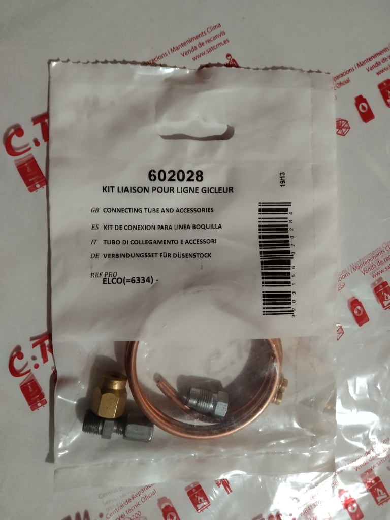 Linea quemador gasoil kit universal