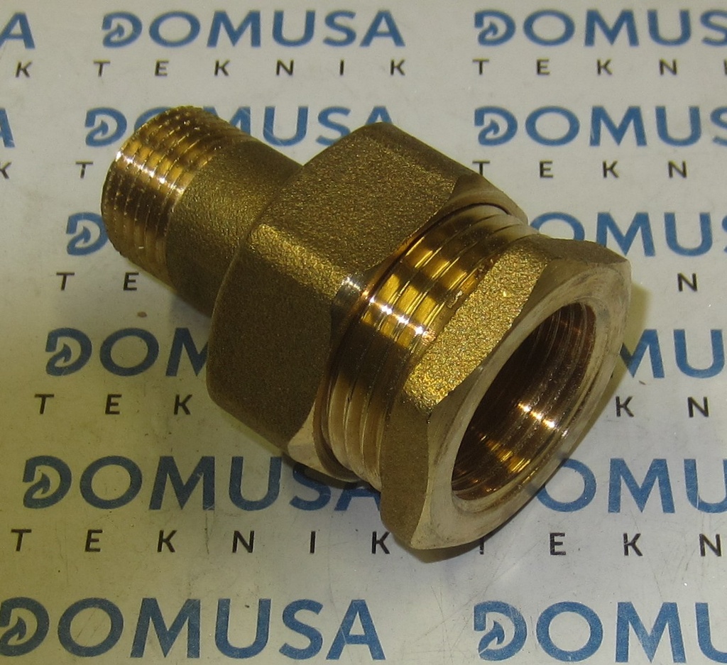 Racor domusa dielectrico 3/4H - 1/2M electrolitico