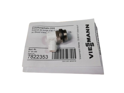 [7822353] Purgador Manual Viessmann Vitodens 100-W De 3/8M Llave Vaciado