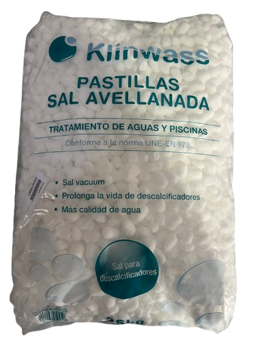 [2150080000] Saco de sal para descalcificador 25 KG Klinwass avellanada