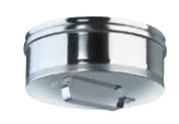 [L316EXTC15] Tapa Te ciega inoxidable 316L pared simple diámetro ø 150