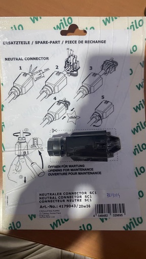 [7213104] CONECTOR MACHO-HEMBRA QUANTUM ECO 4179043 20W36 SC1