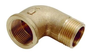 [1255003092] Codo roscar 3/4" MH 90° latón Fig 092