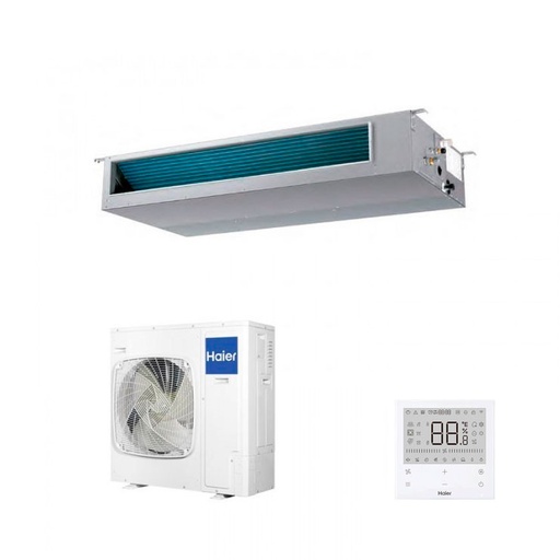 [Conductos 125 HC Mono] Aire acondicionado Haier Conductos 125 HC Mono | Unidad interior: AD12552SM8FA(H) | Unidad exterior: 1U12552SN2FA | Mando control: YR-E17A