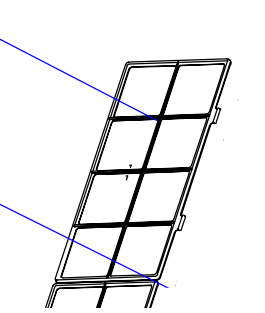 [0150202434B] Filtro aire Haier AD71S2SM3FA unidad interior