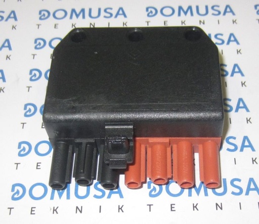 [CQUE000042] Clavija conector Domusa 7 polos macho caja de conexiones quemador