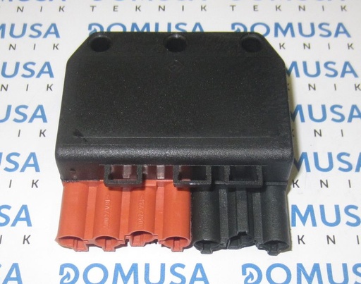 [CQUE000041] Clavija conector Domusa 7 polos hembra caja de conexiones quemador