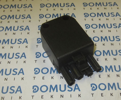 [CELC000303] Clavija conector Domusa 4 polos macho, caja de conexiones quemador