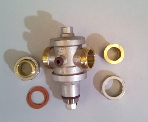 [AA12083] Valvula reductora I-BRASS con racord 1"